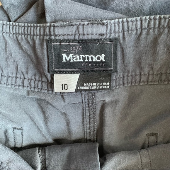 Marmot Delaney Trek Pants Capri Convertible Leg Dark Gray - Picture 7 of 9